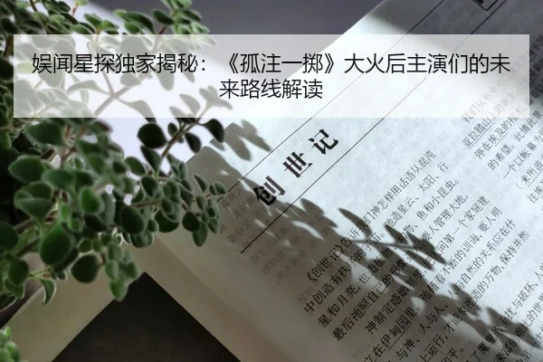 娱闻星探独家揭秘：《孤注一掷》大火后主演们的未来路线解读